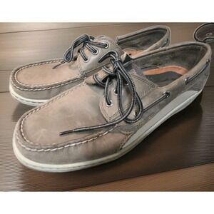 Sperry Top-Sider Men's Leather Boat Shoes Size 11M Brown 0657320 Contour System